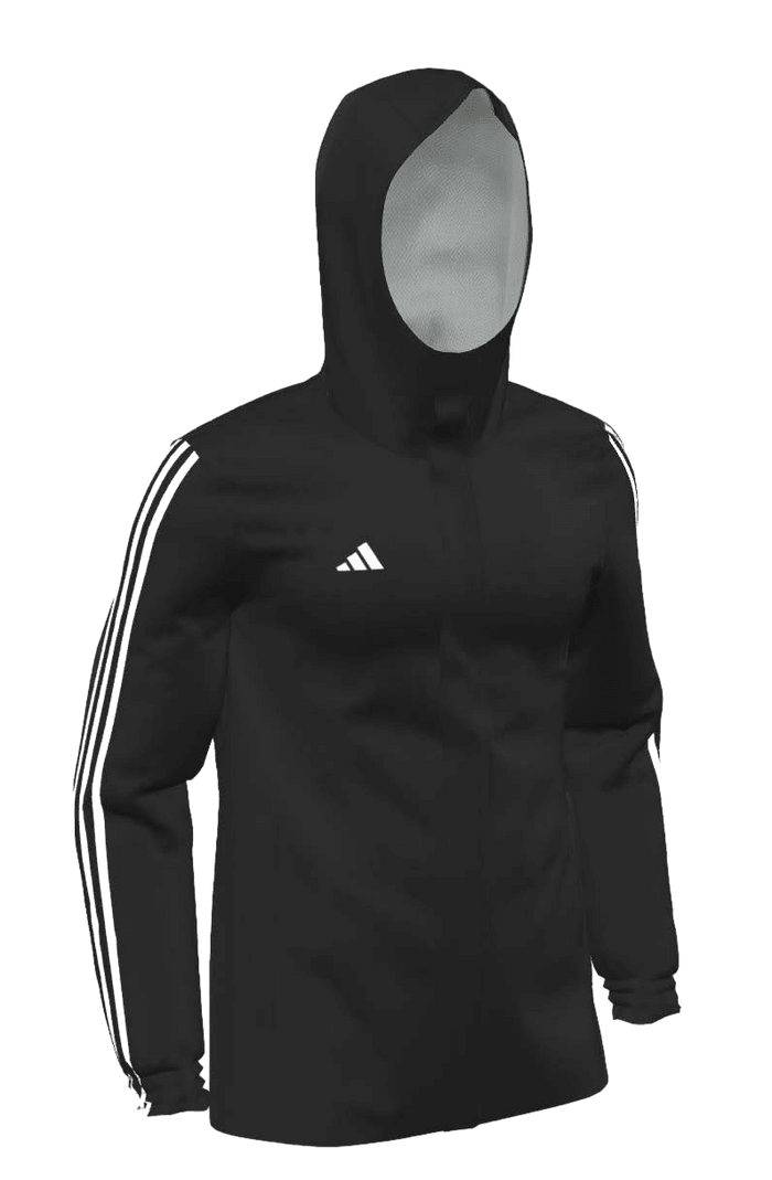 Adidas Mi 23 All Weather Jacket Mens (HT6466-BLACK) Teamwear Hoodie Adidas