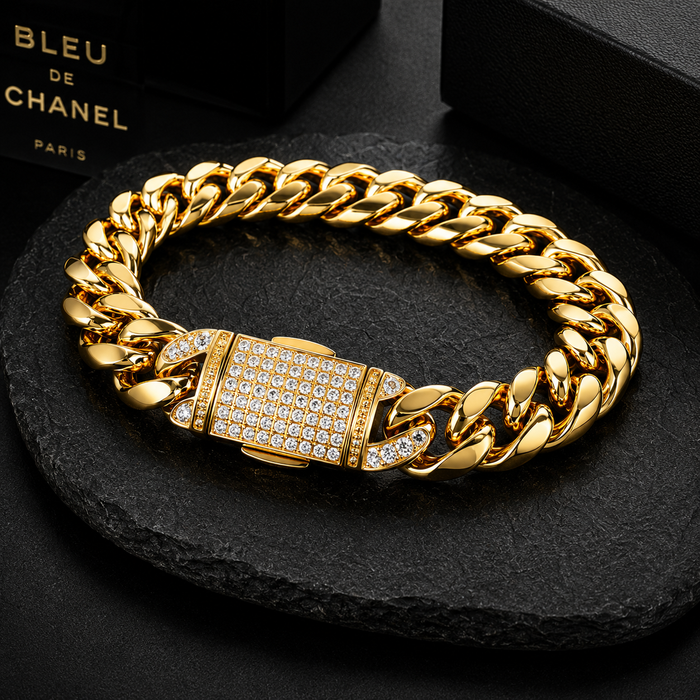 MJ08256  Luxe Gold Chain Bracelet