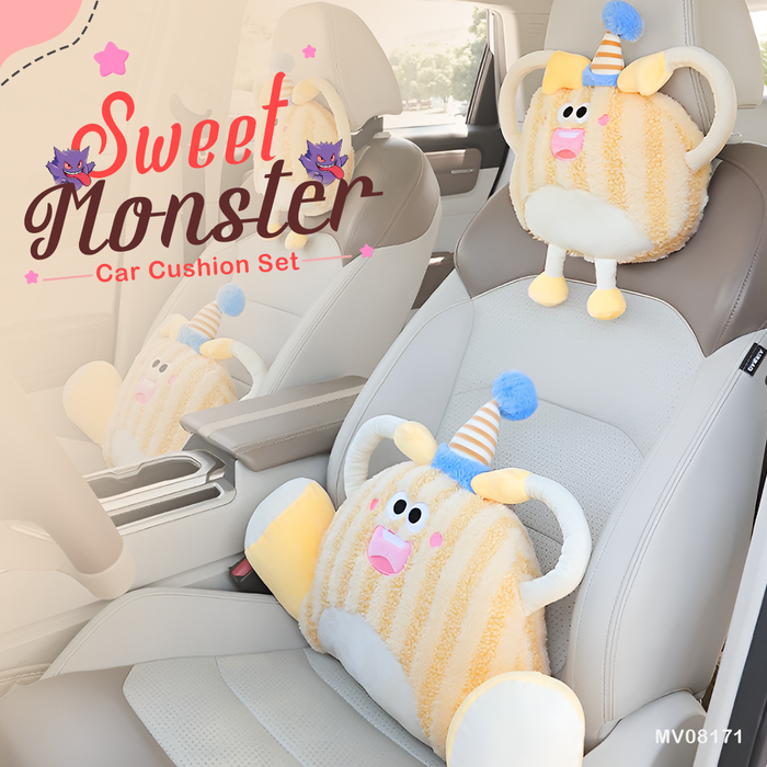 MV08171  Sweet Monster Car Cushion Set