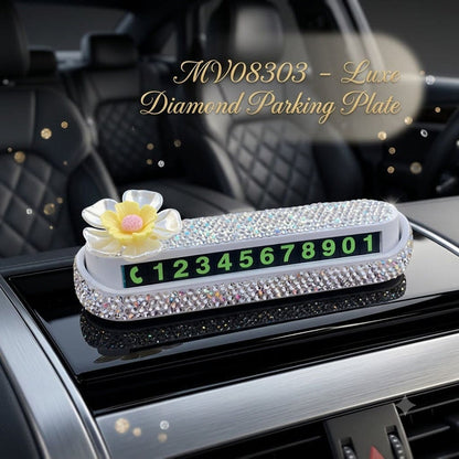 MV08303  Luxe Diamond Parking Plate