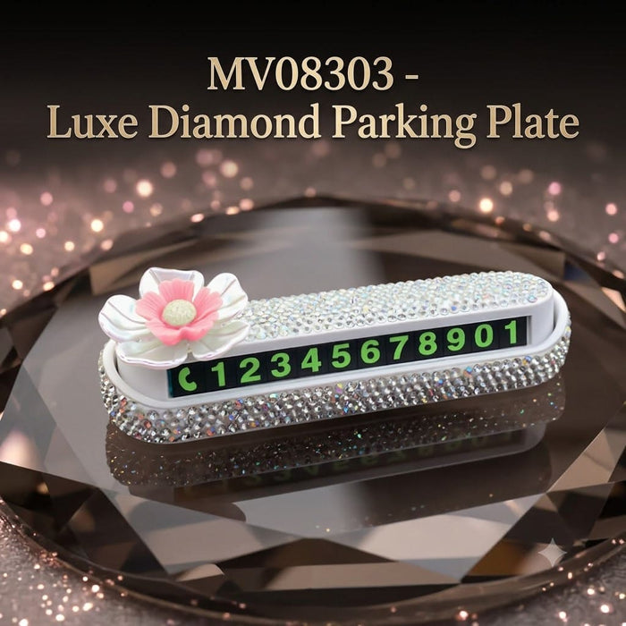 MV08303  Luxe Diamond Parking Plate