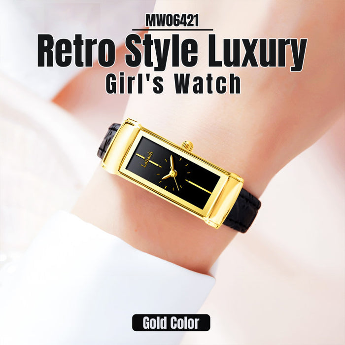 MW06421  Retro Style Luxury Girl's Watch