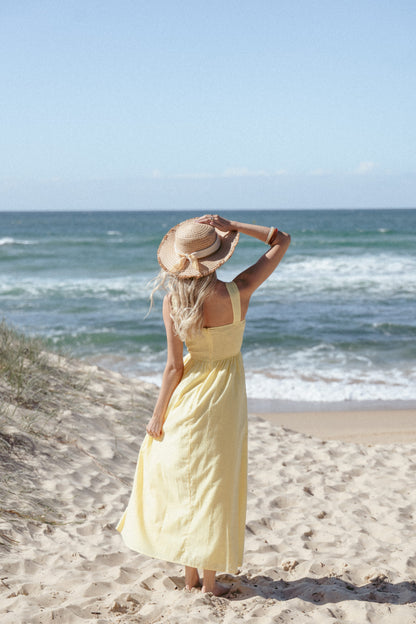 Caty Maxi Dress - Yellow