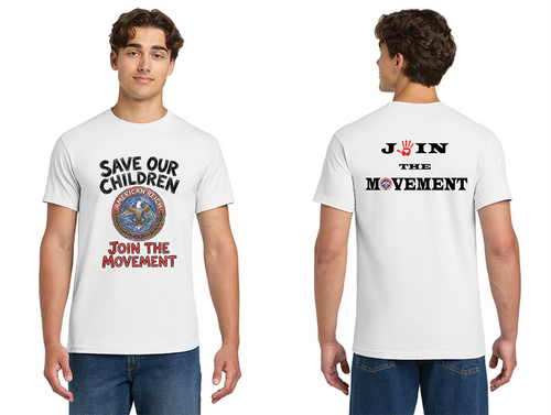 Save Our Children "Join the Movement" T-Shirt--NEW DESIGN!