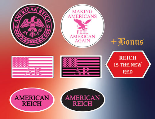 Sticker Pack-- Imperial Pink