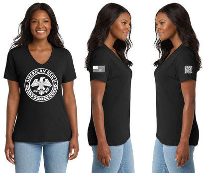 The "American Reich" Graphic Woman's V-Neck