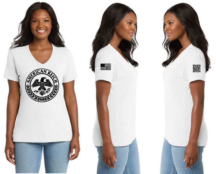 The "American Reich" Graphic Woman's V-Neck