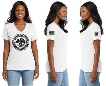 The "American Reich" Graphic Woman's V-Neck
