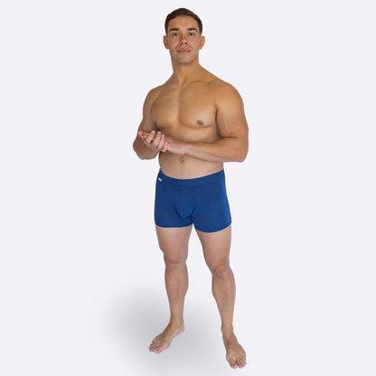dark blue boxer brief front studio