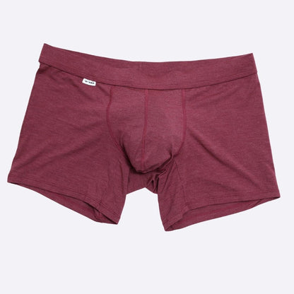 The Limited Edition Burgundy Heather Boxer Brief for men in the USA and Canada