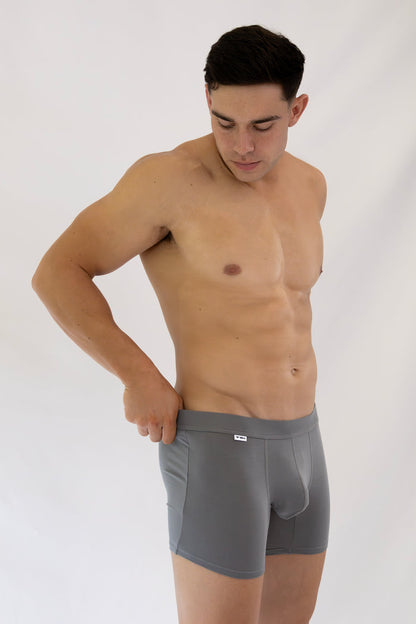 The Charcoal Gray Boxer Brief 3-Pack