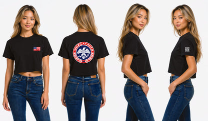 The Leadership Flag Woman's Crop Top