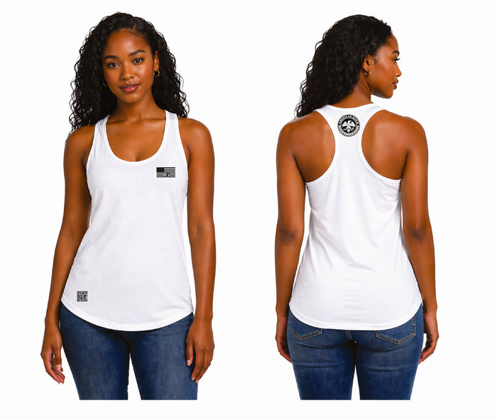The Leadership Flag Woman's Racer Back Tank