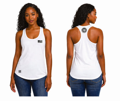 The Leadership Flag Woman's Racer Back Tank