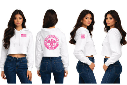 The Leadership Flag Women's Cropped Hoodie