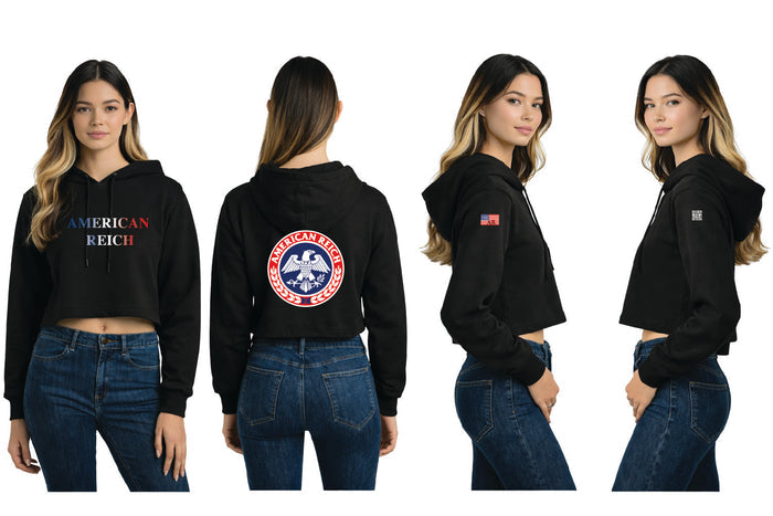 The Patriot Women's Cropped Hoodie