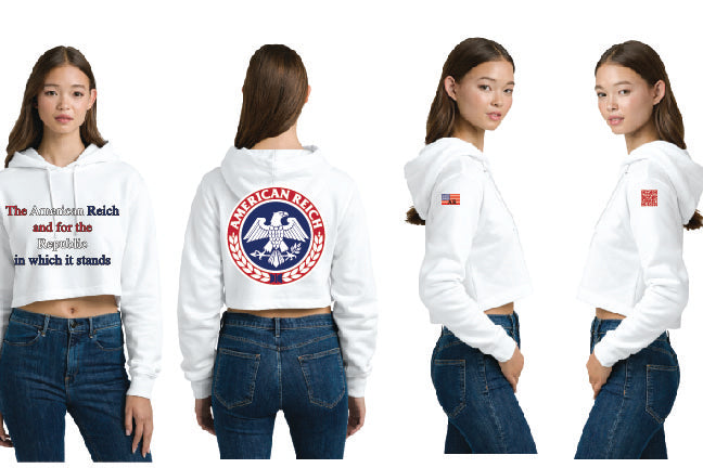 The Republic Cropped Hoodie