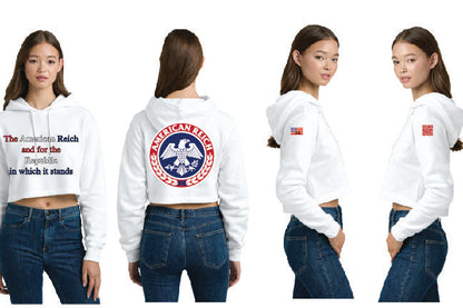 The Republic Cropped Hoodie
