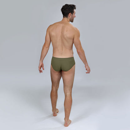 The Limited Edition Military Green Brief for men in the USA and Canada