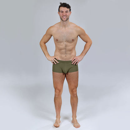 The Limited Edition Military Green Trunks for men in the USA and Canada