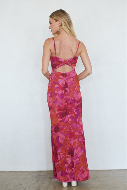 Ysabelle Twist Back Maxi Dress